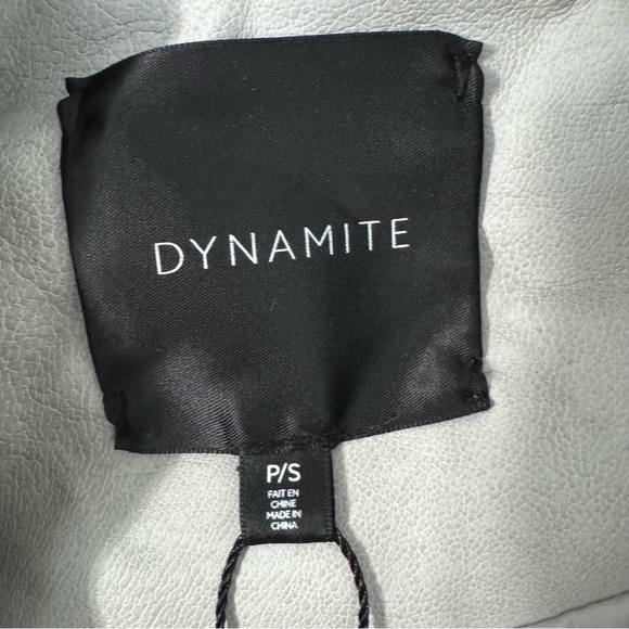 Dynamite Taupe Faux Suede Moto Jacket women’s Small❤️Moto Style, Luxe Feel 🖤 - Picture 6 of 6